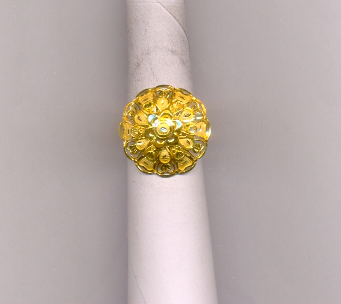 GOLD RING LADIES PLAIN FANCY