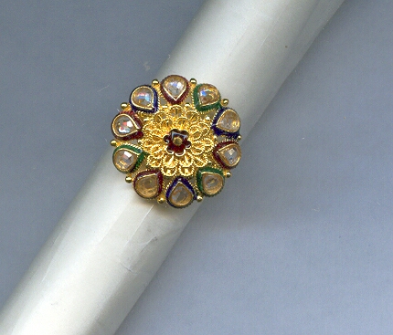 GOLD RING LADIES PLAIN FANCY