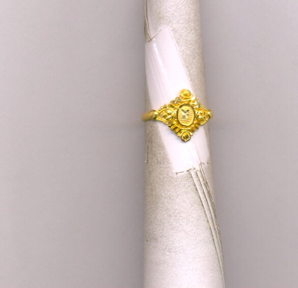 GOLD RING LADIES PLAIN FANCY