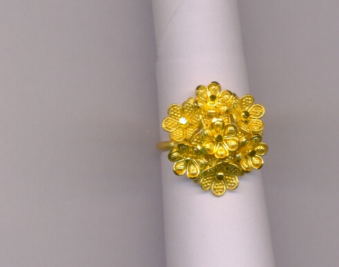 GOLD RING LADIES PLAIN FANCY