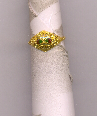 GOLD RING LADIES PLAIN FANCY