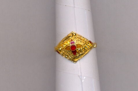 GOLD RING LADIES PLAIN FANCY
