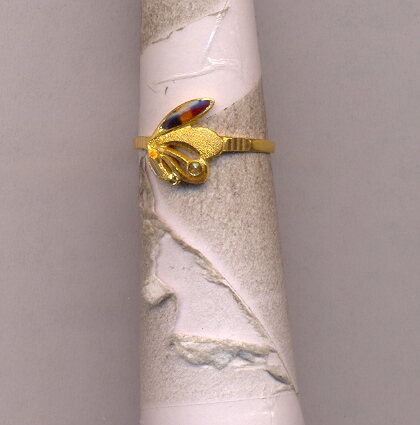 GOLD RING LADIES PLAIN FANCY