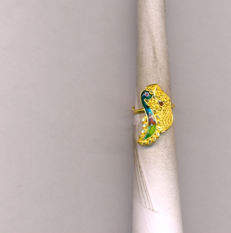 GOLD RING LADIES PLAIN FANCY