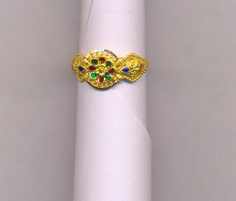 GOLD RING LADIES PLAIN FANCY