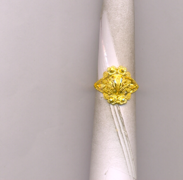 GOLD RING LADIES PLAIN FANCY