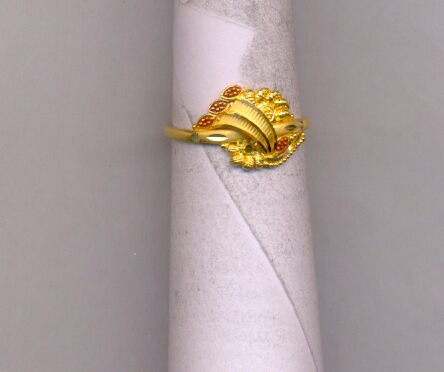 GOLD RING LADIES PLAIN FANCY