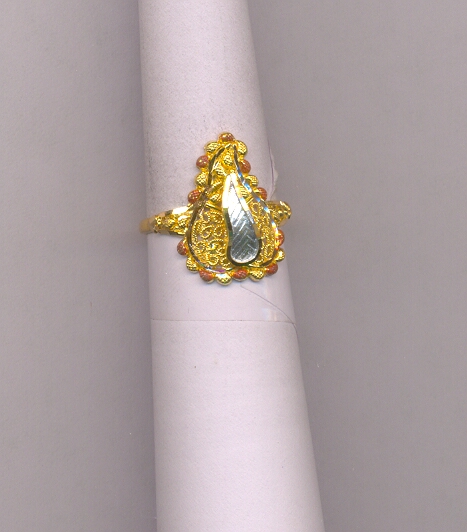 GOLD RING LADIES PLAIN FANCY