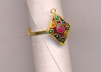 GOLD RING LADIES PLAIN FANCY