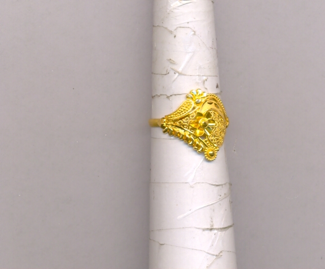 GOLD RING LADIES PLAIN FANCY