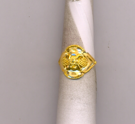 GOLD RING LADIES PLAIN FANCY