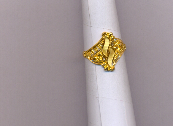 GOLD RING LADIES PLAIN FANCY