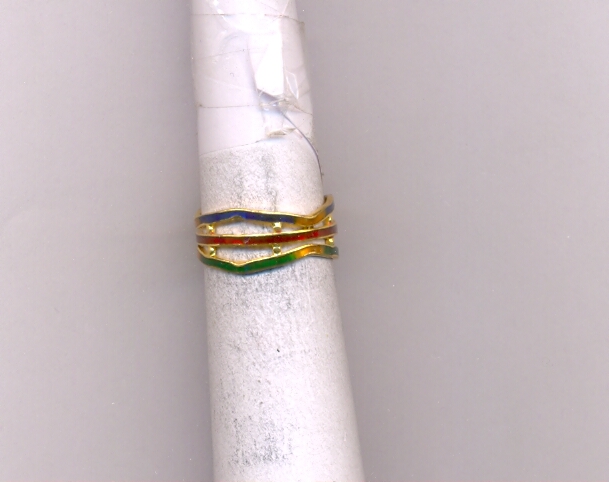 GOLD RING LADIES PLAIN FANCY