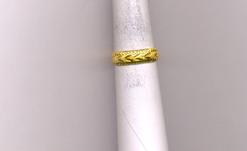 GOLD RING LADIES PLAIN FANCY