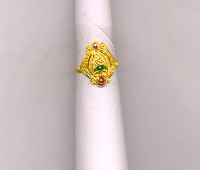 GOLD RING LADIES PLAIN FANCY