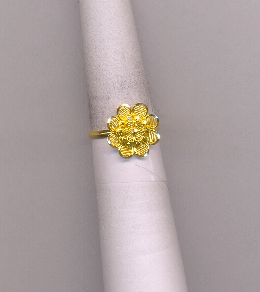 GOLD RING LADIES PLAIN FANCY