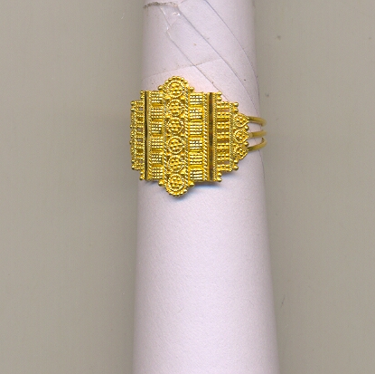 GOLD RING LADIES PLAIN FANCY