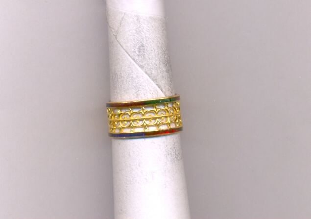 GOLD RING LADIES PLAIN FANCY
