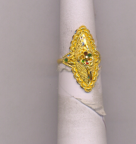 GOLD RING LADIES PLAIN FANCY