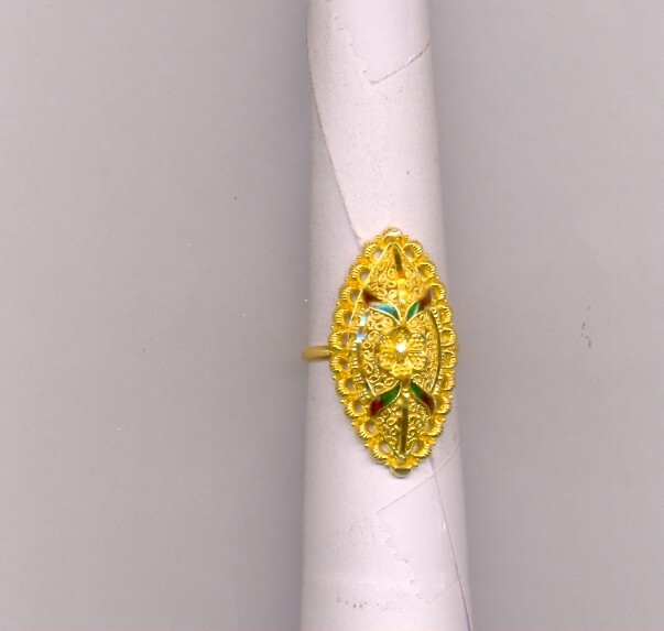 GOLD RING LADIES PLAIN FANCY