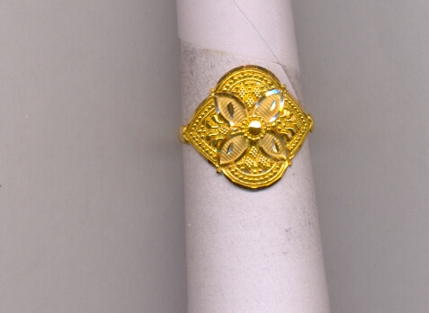 GOLD RING LADIES PLAIN FANCY