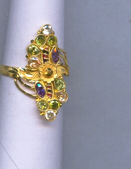 GOLD RING LADIES PLAIN FANCY