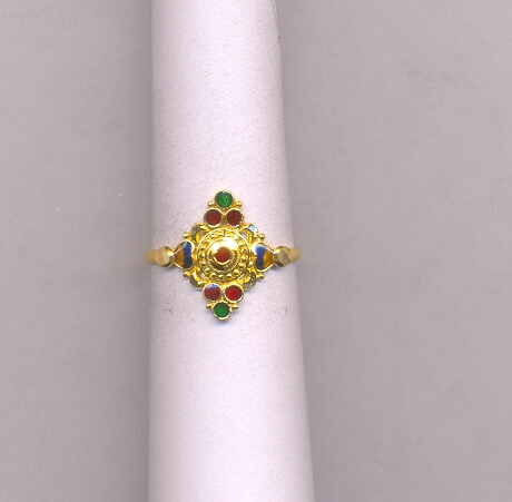 GOLD RING LADIES PLAIN FANCY
