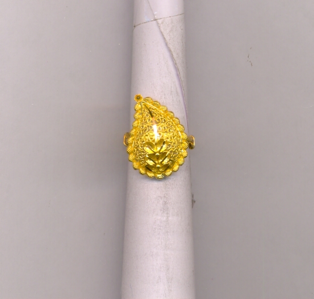 GOLD RING LADIES PLAIN FANCY