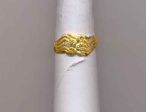 GOLD RING LADIES PLAIN FANCY
