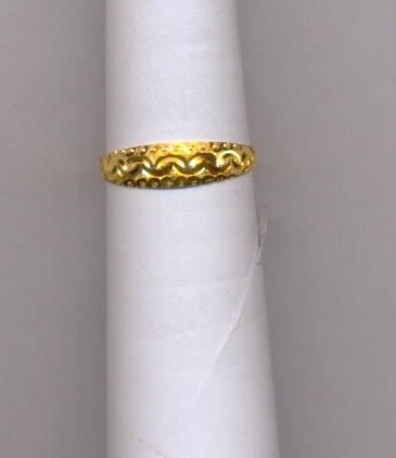 GOLD RING LADIES PLAIN FANCY
