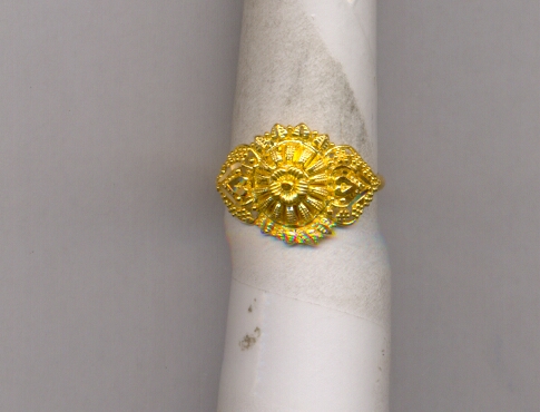 GOLD RING LADIES PLAIN FANCY