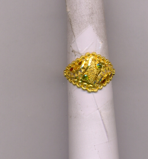 GOLD RING LADIES PLAIN FANCY