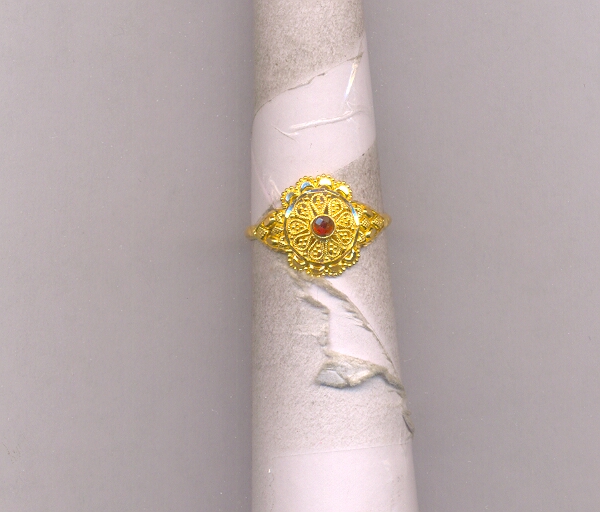 GOLD RING LADIES PLAIN FANCY