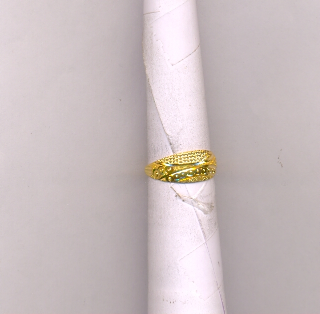 GOLD RING LADIES PLAIN FANCY