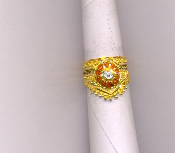 GOLD RING LADIES PLAIN FANCY