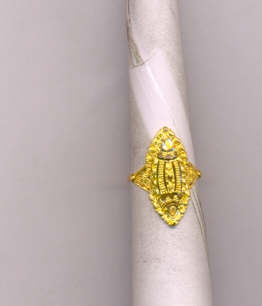 GOLD RING LADIES PLAIN FANCY