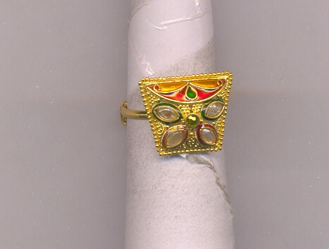 GOLD RING LADIES PLAIN FANCY