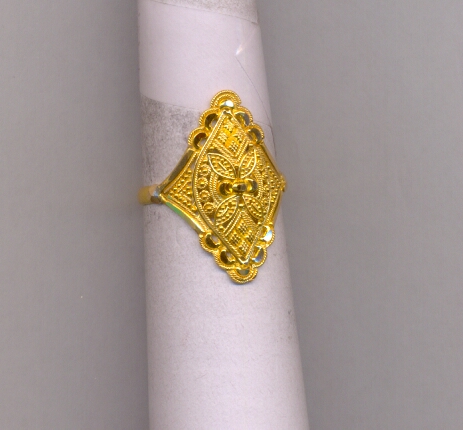 GOLD RING LADIES PLAIN FANCY