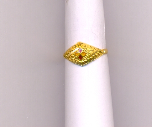 GOLD RING LADIES PLAIN FANCY