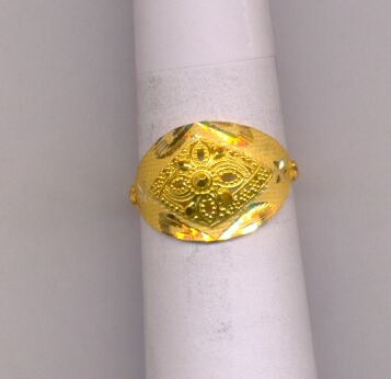 GOLD RING LADIES PLAIN FANCY