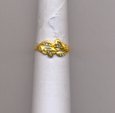 GOLD RING LADIES PLAIN FANCY