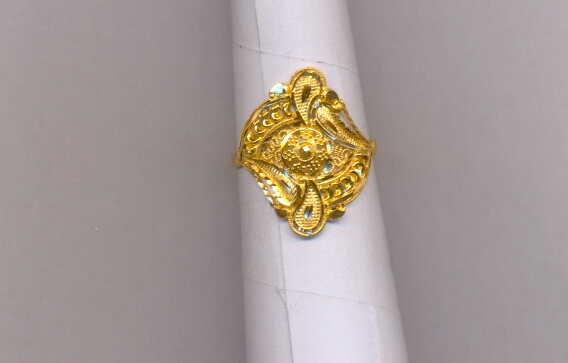 GOLD RING LADIES PLAIN FANCY