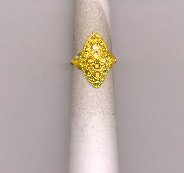 GOLD RING LADIES PLAIN FANCY