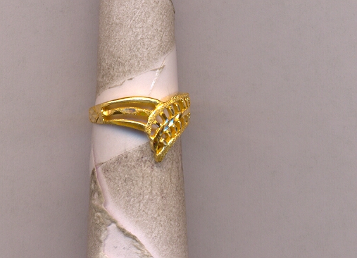 GOLD RING LADIES PLAIN FANCY
