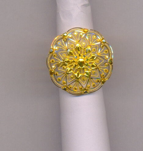 GOLD RING LADIES PLAIN FANCY