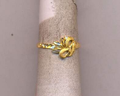 GOLD RING LADIES PLAIN FANCY