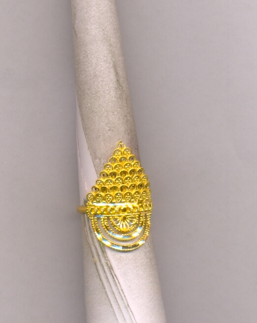 GOLD RING LADIES PLAIN FANCY