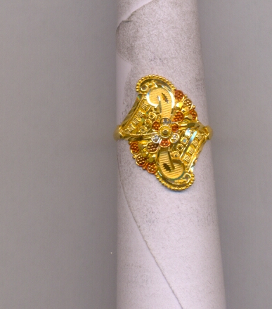 GOLD RING LADIES PLAIN FANCY