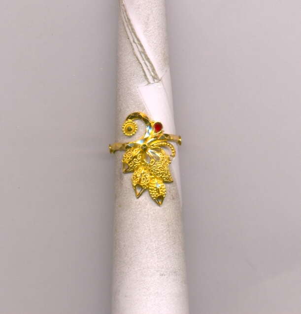 GOLD RING LADIES PLAIN FANCY