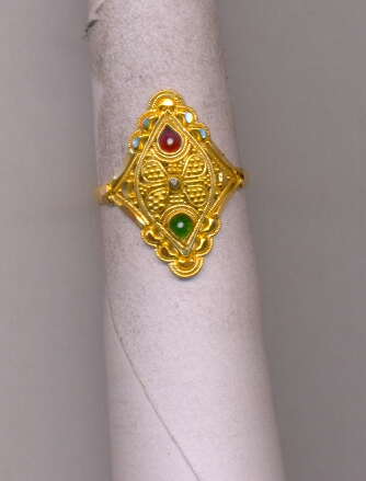 GOLD RING LADIES PLAIN FANCY